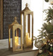 Raz Gold Lantern Christmas Decoration 