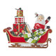 Raz 12.5" Santa In Sleigh Christmas Figure 4110251