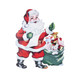 Raz 24"or 3' Santa with List Cut Out Christmas Decoration -2