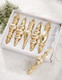 Raz 6.5" Box of Gold Finial Glass Christmas Ornaments 4122829