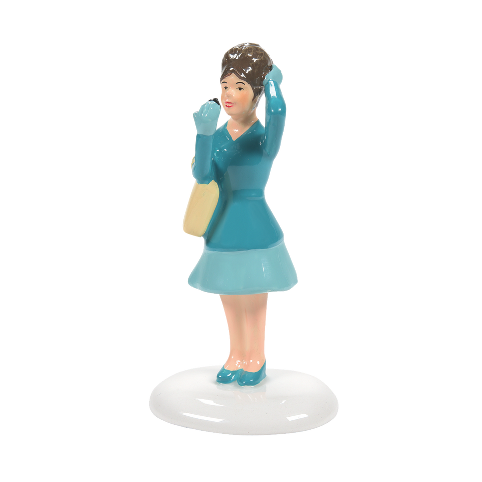 Department 56 Snow Village - Figurina Stendardo Della Parata Britelites - Accessorio In Ceramica Dipinto A Mano