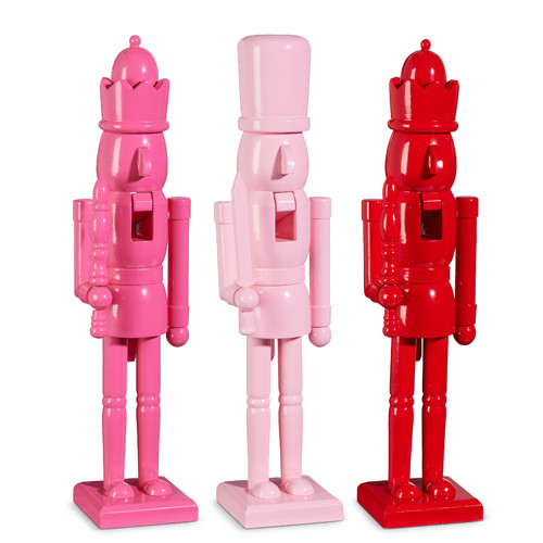Raz 49.5" Large Red and Pink Nutcracker Christmas Figure Decoration ...