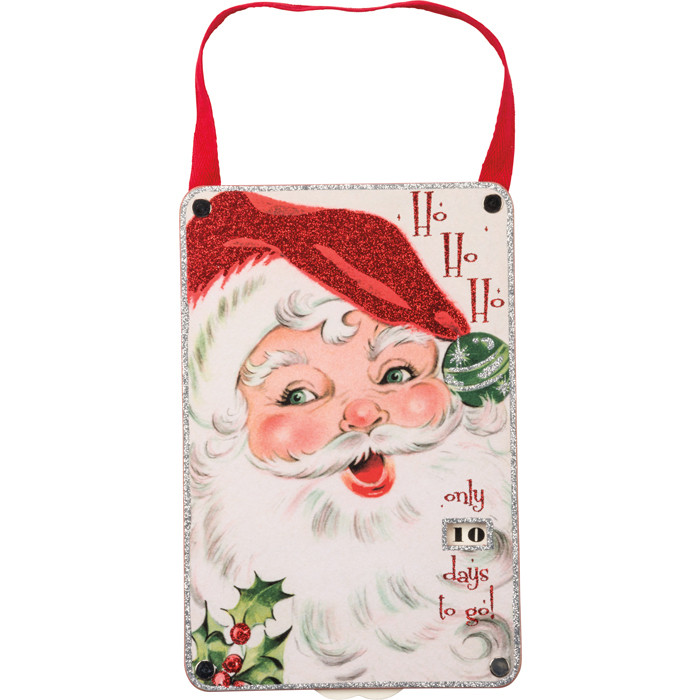 Primitives By Kathy Santa List Pad - Christmas Notepad With Magnet