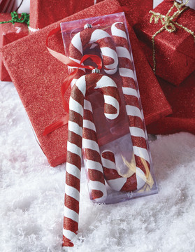 お値下げ Baccarat ノエル クリスマスオーナメント　キャンディケイン バカラ Baccarat クリスマスオーナメント キャンディケイン レッド