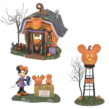 Department 56 Luci Stradali Villaggio Mickey Mouse | Set Di 2 Lampioni Con LED E Batteria | Accessori Natalizi Disney Collezionabili Fatti A Mano