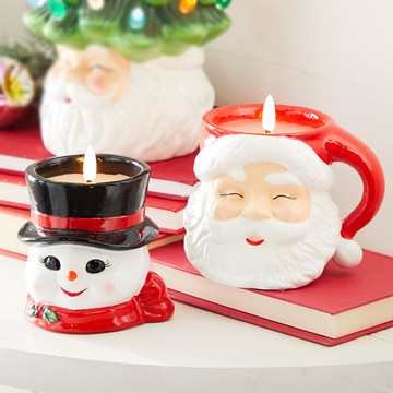 Santa's Favorite Ho Candle Funny Christmas Decor, Christmas