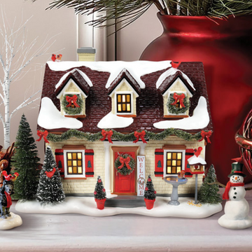 Department 56 Snow Village The Cardinal House | Department 56