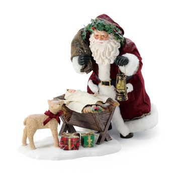 Department 56 Possible Dreams Santa Sleep in Heavenly Peace