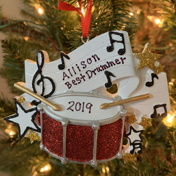 Hallmark Keepsake Ornamento Di Natale 2024 - Unicorno Dolce Con Glitter E Nastro, 9,1x10,2 Cm