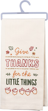 Primitives by Kathy Kitchen Towel - Grateful for Small Things