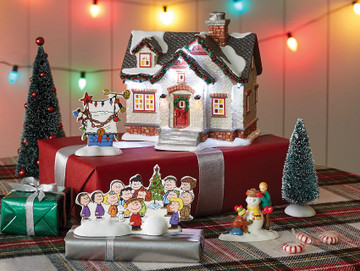 Department 56 Snow Village The Peanuts House Set | Department 56