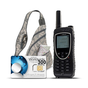 Iridium 9575 Kit with 300 Worldwide Minutes and Backpack