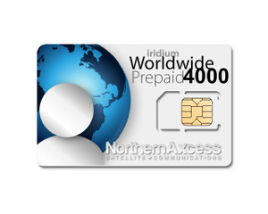 Iridium Worldwide 4000 Minutes Prepaid Sim Card