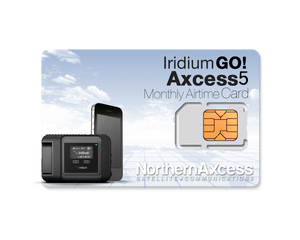 iridium GO Axcess 5 Monthly Voice and Data Airtime Service Plan-The Lowest Monthly FEE
