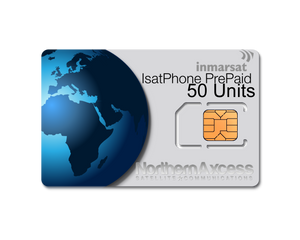 Inmarsat IsatPhone Prepaid 50 Units Sim Card-30 days Validity