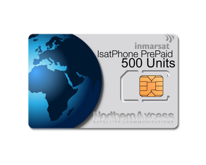 Inmarsat IsatPhone Prepaid 500 Units Sim Card-365 days Validity