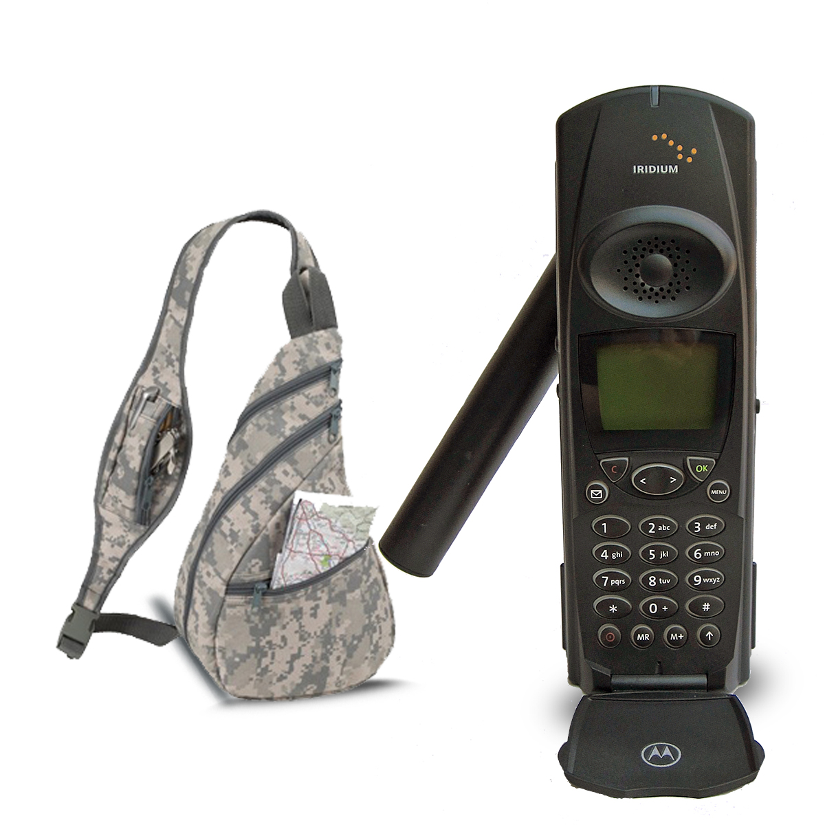 Iridium Motorola 9500 Satellite Phone w/Backpack-Used/Refurbished