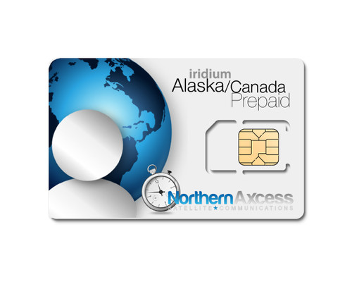 Iridium Prepaid Alaska/Canada 200 and 500 minutes Airtime Sim Card ...