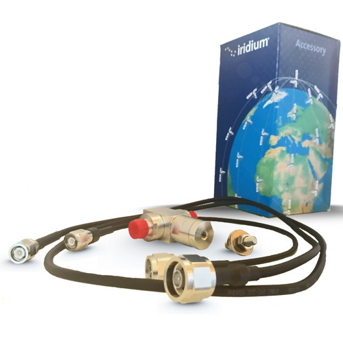 Iridium Custom Antenna Cable Kit w/ Lightning Suppressor SKN6121B