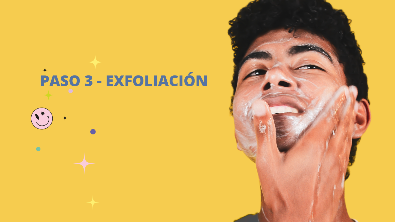 OXY México Paso 3: exfoliación facial con OXY Clean para renovar y limpiar la piel en profundidad