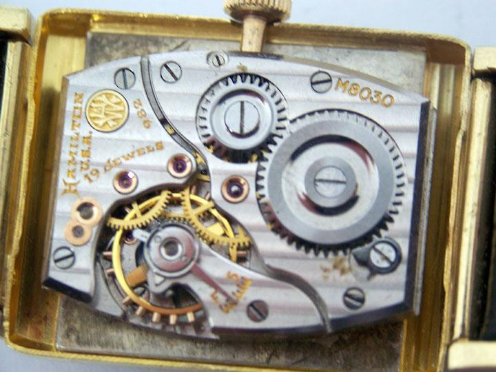 Vintage 14k Gold HAMILTON Winding Watch 1950's Cal 982* EXLNT