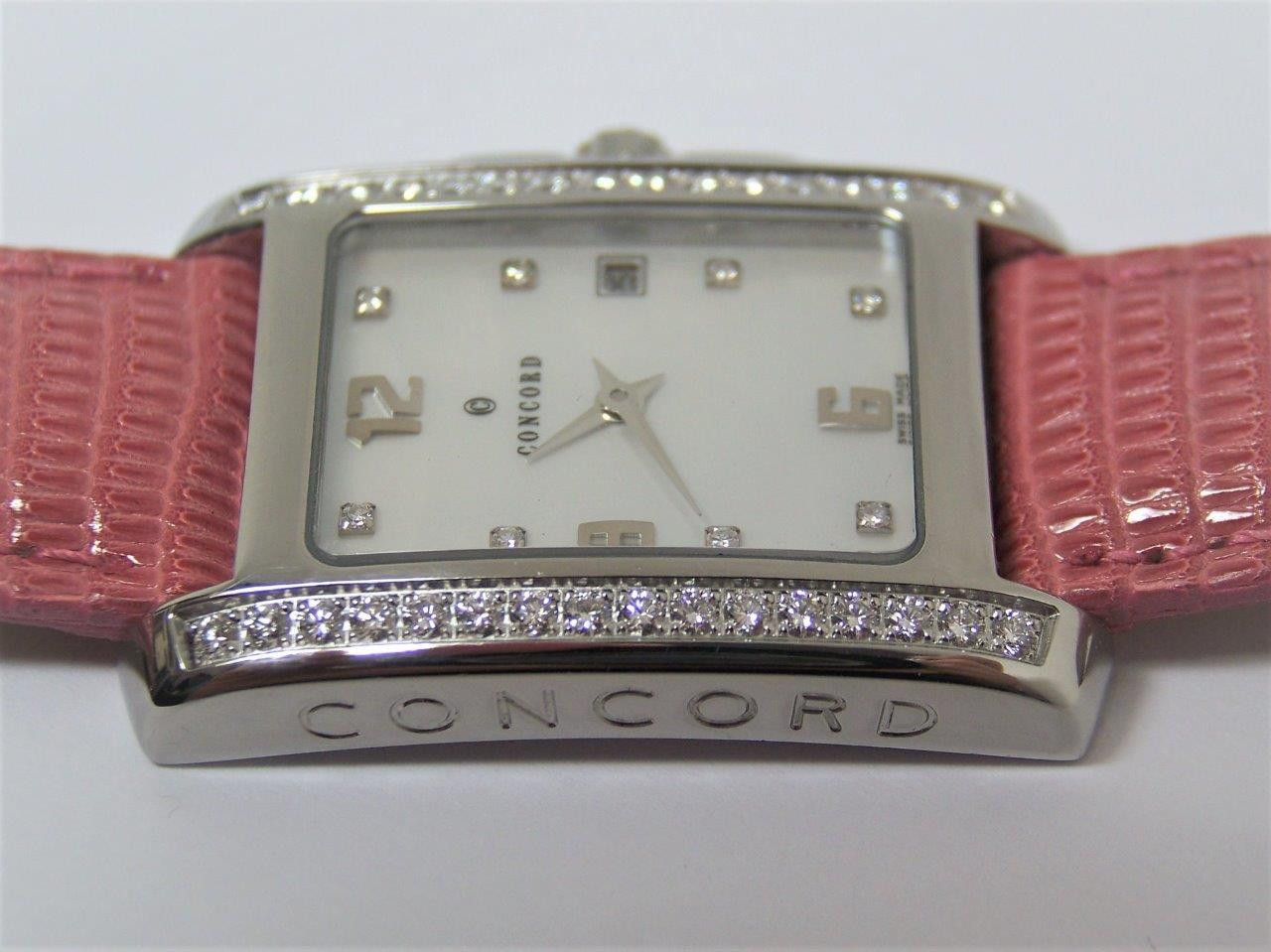 CONCORD エスシール レディースウォッチ 稼働品 Ladies S/Steel CONCORD SPORTIVO Watch w/Daimonds & Mother of Pearl