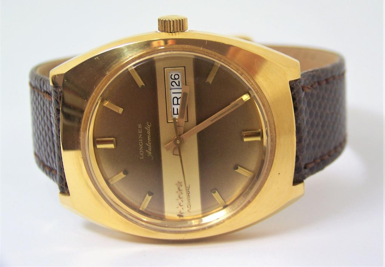 LONGINES ADMIRA 時計 LONGINES Admiral 5 Five Star Date Silver Dial Automatic