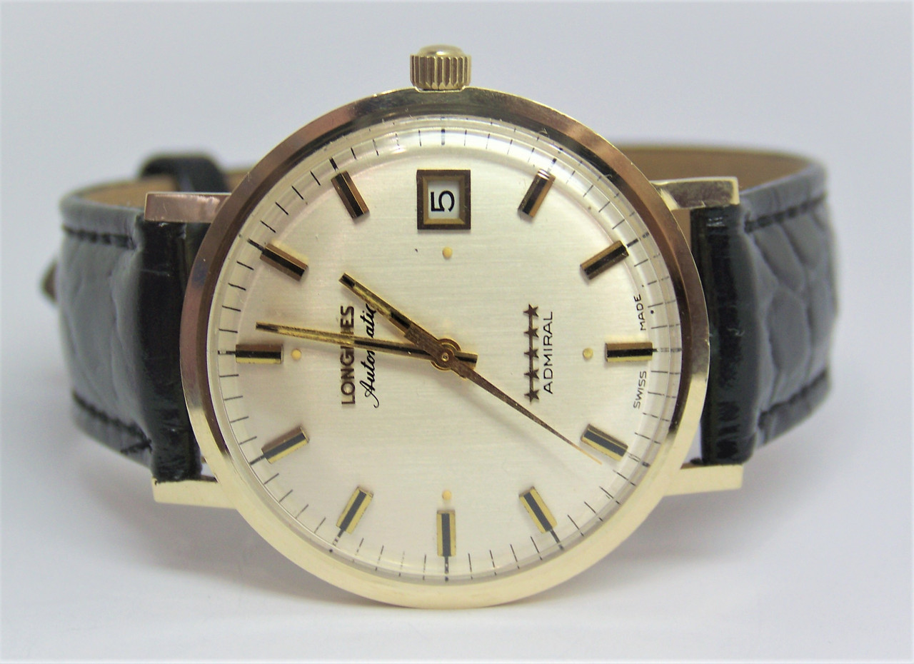 LONGINES ADMIRAL 自動巻き 腕時計 ゴールド 1966 Longines 5 Star Admiral 18K Gold Automatic Wristwatch