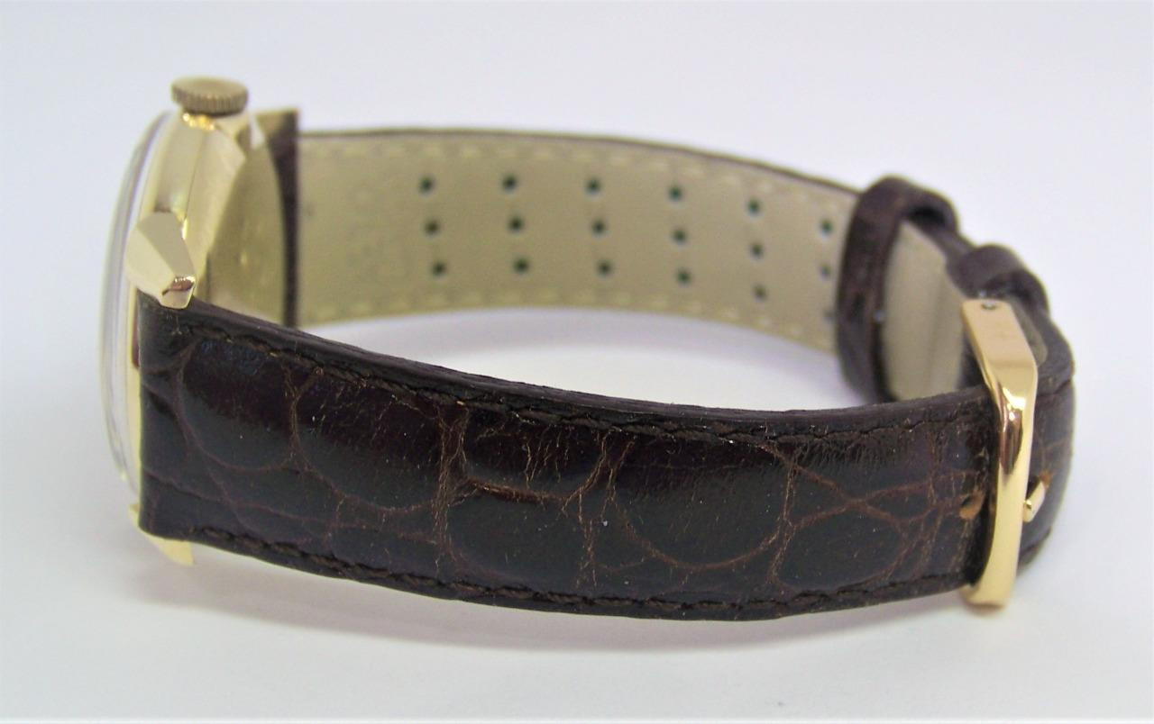 Vintage 14K HAMILTON KIRK Men's Winding Watch 1940s CAl 747