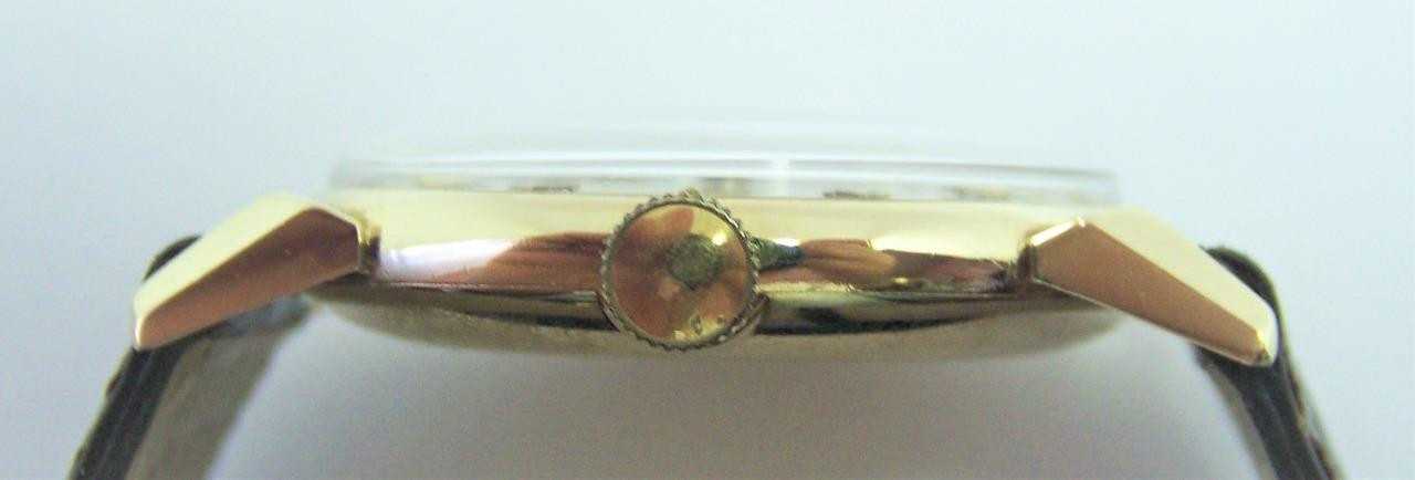 Vintage 14K HAMILTON KIRK Men's Winding Watch 1940s CAl 747