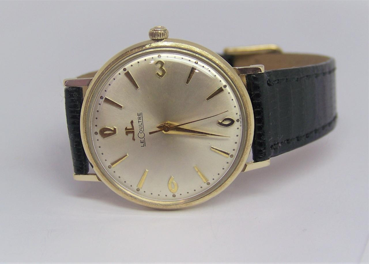 Vintage Jaeger Le Coultre 18K Gold Manual Winding Watch K818/CW 17J - Ruby  Lane