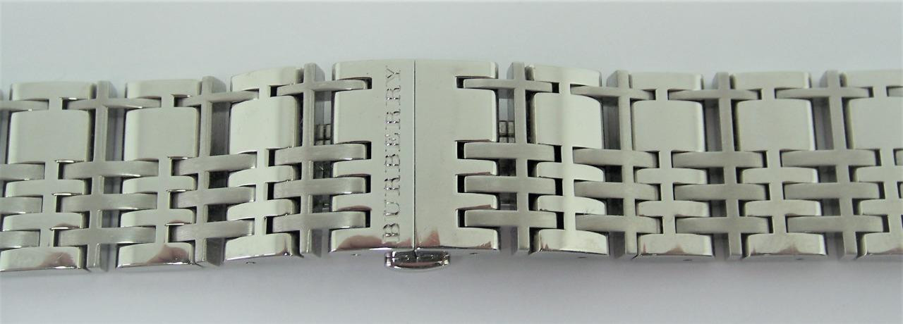 Original S/Steel BURBERRY Watch Bracelet for BU2303 Model* 22 mm