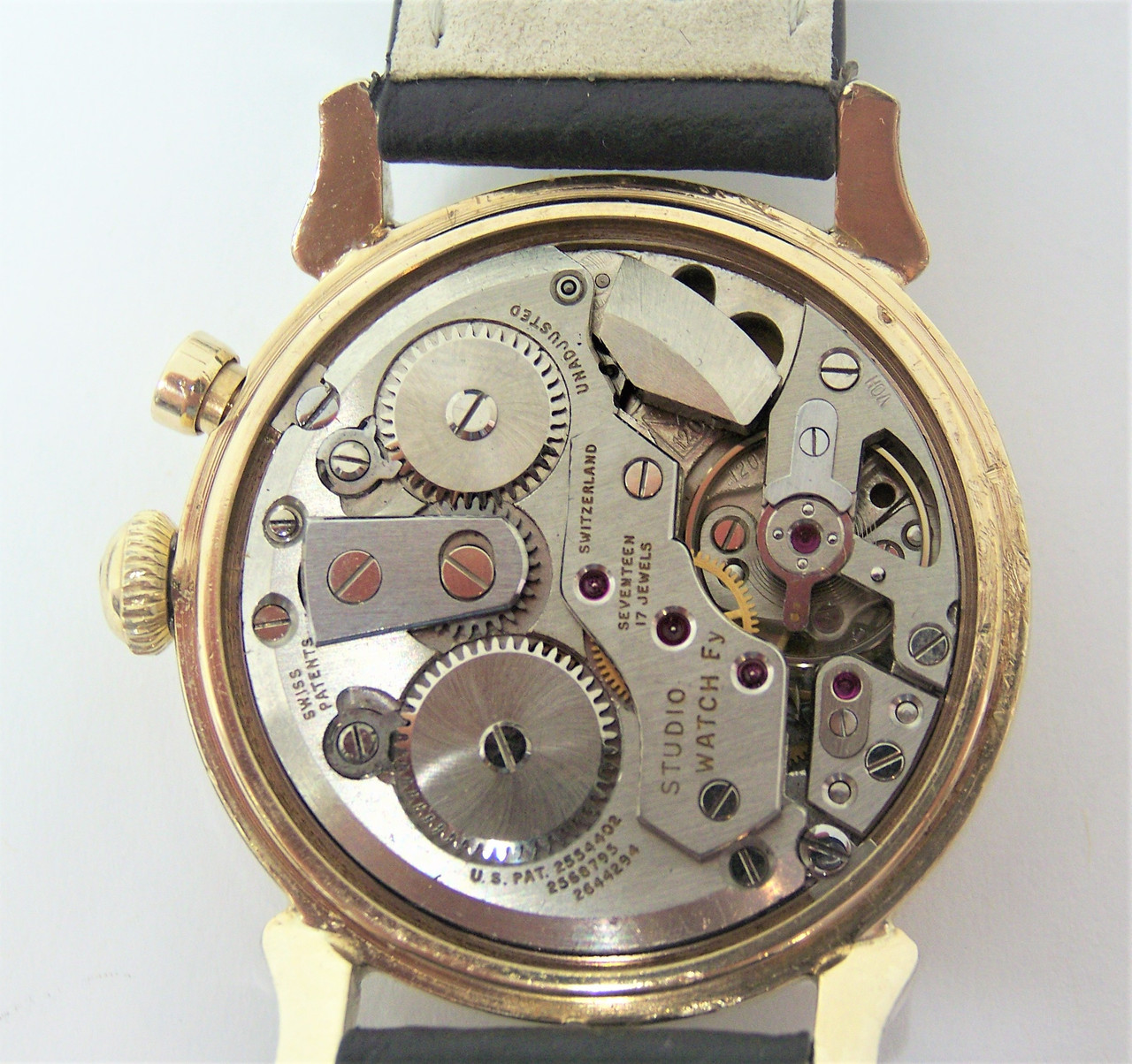 Vintage 10k GF TRADITION CRICKET ALARM Watch 1950s SERVICED