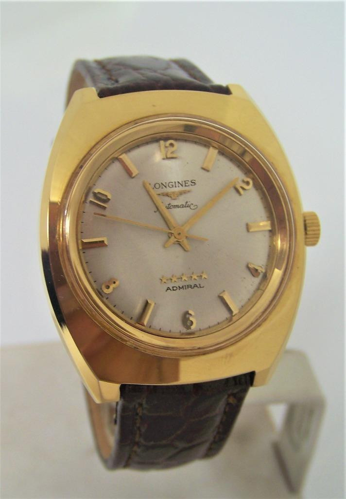 Vintage 18k GP LONGINES 5 Star ADMIRAL Automatic Watch Cal.342 Vintage 18k GP LONGINES 5 Star ADMIRAL Automatic Watch Cal.342