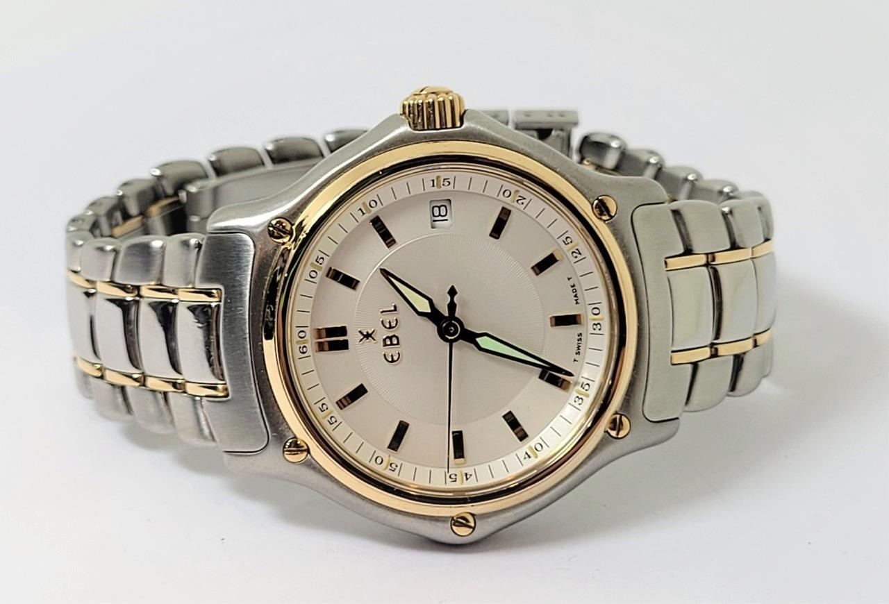 Mens 18k & S/Steel EBEL 1911 Watch Ref. E1187241* EXLNT - Fashion