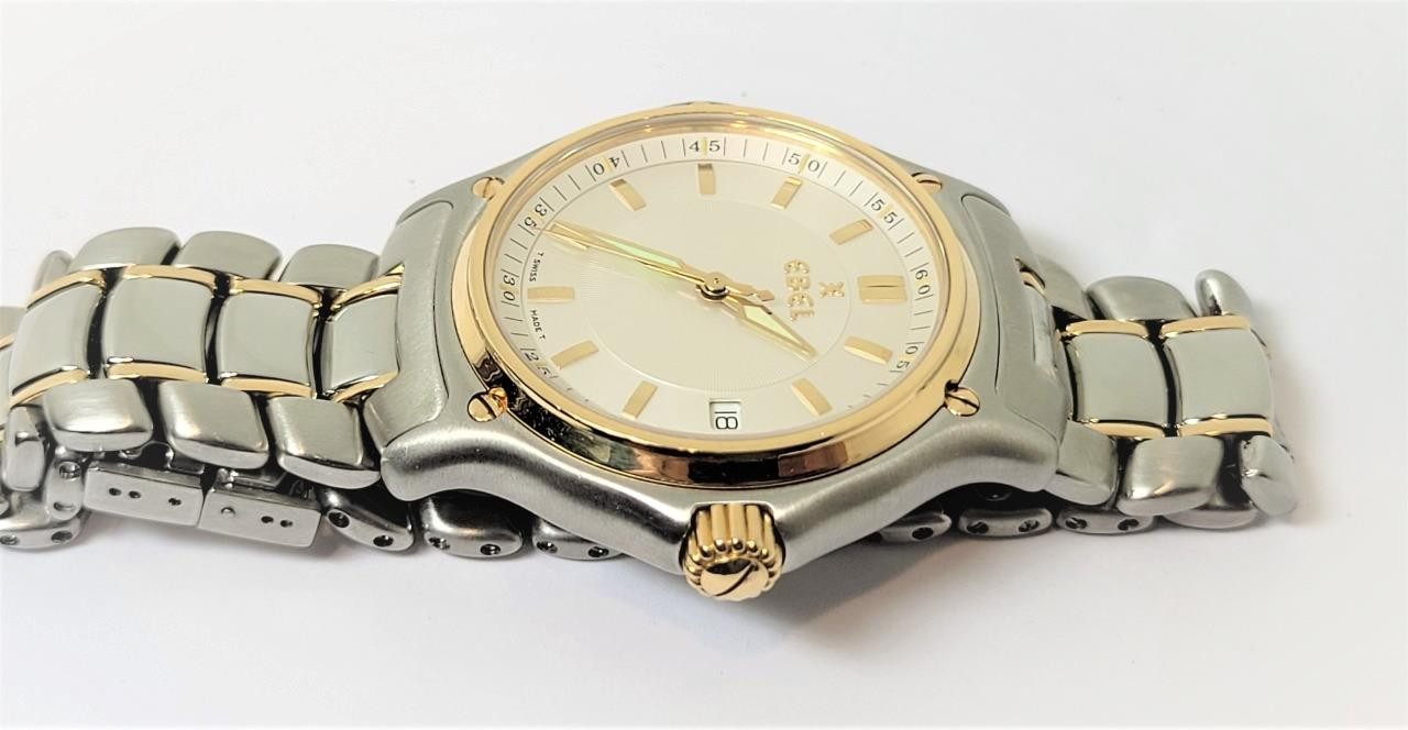 Mens 18k & S/Steel EBEL 1911 Watch Ref. E1187241* EXLNT - Fashion