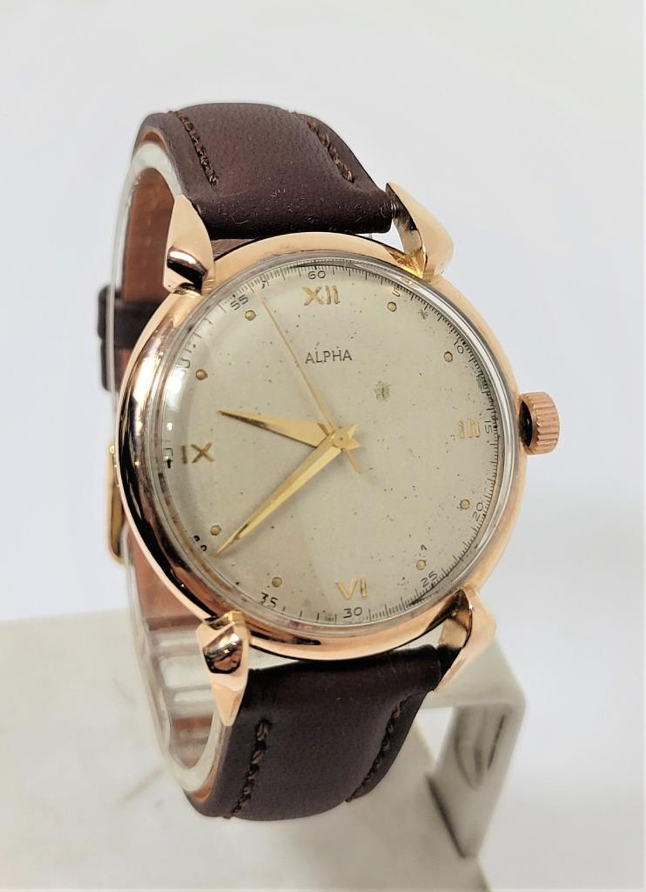 Omega Pink Gold Dress Watch - 1950s – Analog:Shift