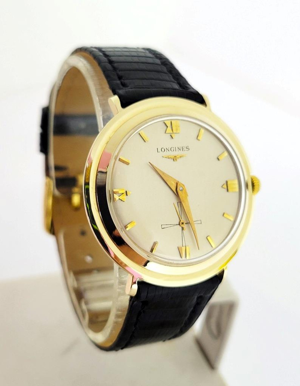 LONGINES メンズ 時計 ゴールド 稼働品 LONGINES ロンジン 腕時計 メンズ 男性 ラウンド 丸型 2