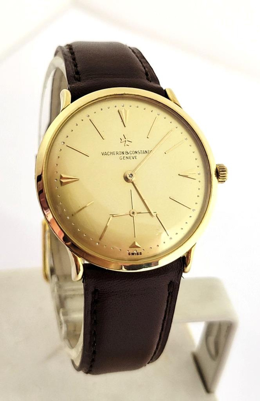CORNELL design 18k gold plated 腕時計 Cornell Men's Gold Quad Watch with Leather Strap by M.LaHart