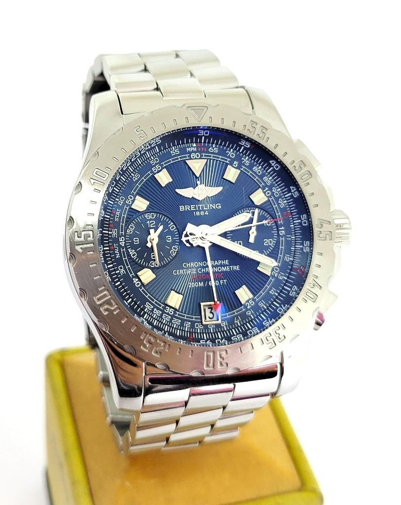 Mensl S/Steel BREITLING SKYRACER Chronograph Automatic Watch