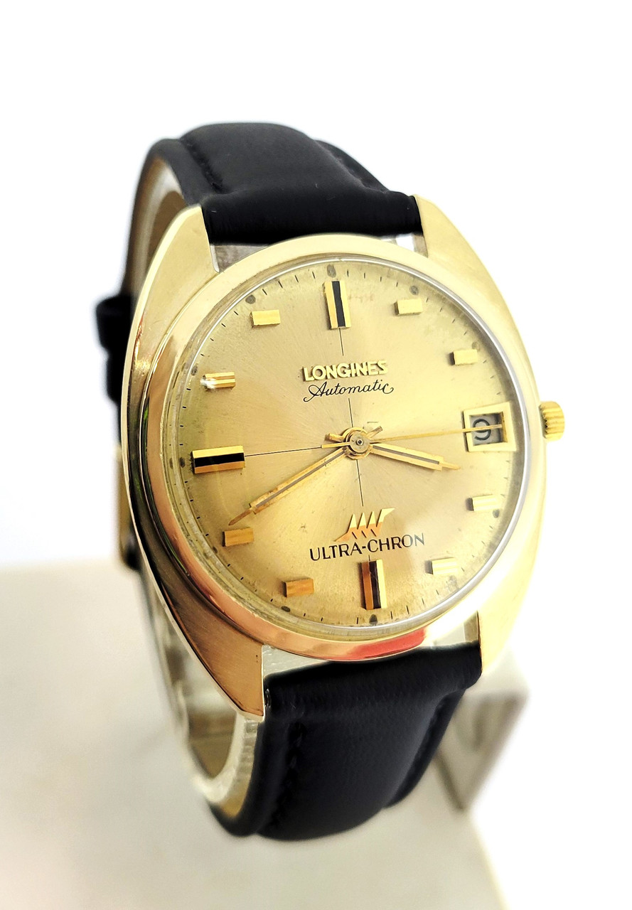 Vintage Solid 14k LONGINES ULTRA-CHRON Automatic Watch 2892