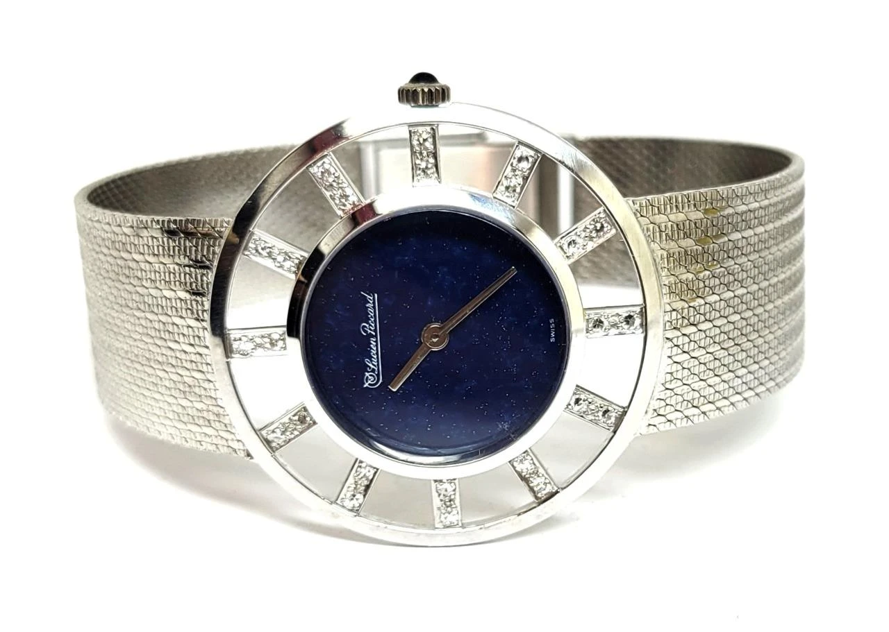 Lucien Piccard Watch Women\'s Crystal Diamond  Tone Silver! LUCIEN PICCARD Paris Diamond Ladies Watch Date Indicator Two  main image 2