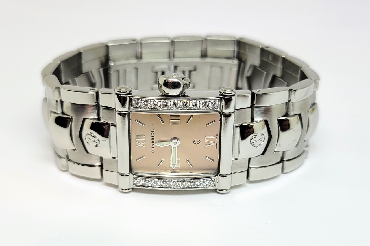 Ladies PHILIPPE CHARRIOL Columbus RARE W/ Diamonds Watch ref