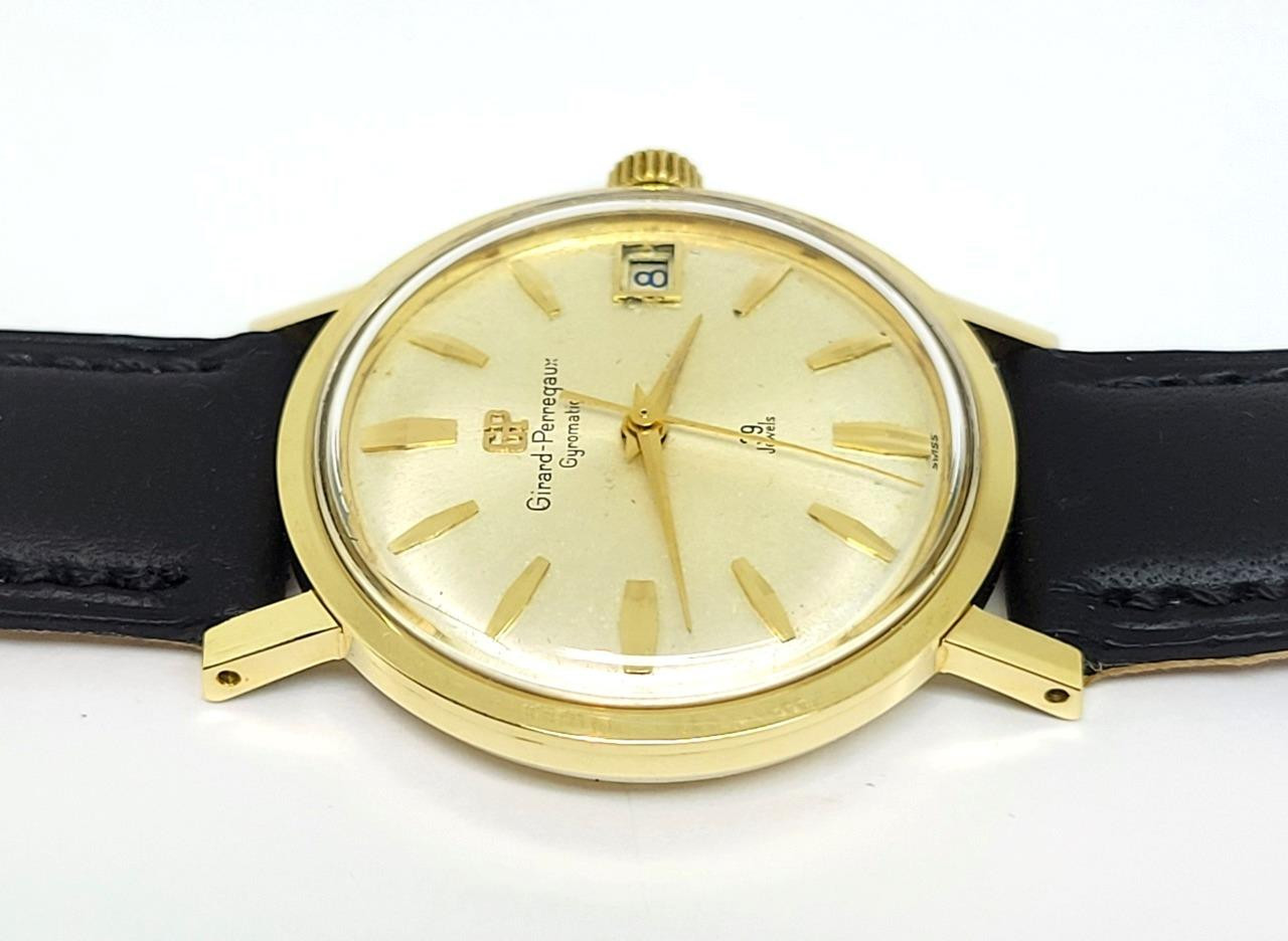 ~1960's girard perregaux ゴールド 手巻き時計 ウォッチ Girard Perregaux 18K YG Mid Century Design circa 1960's