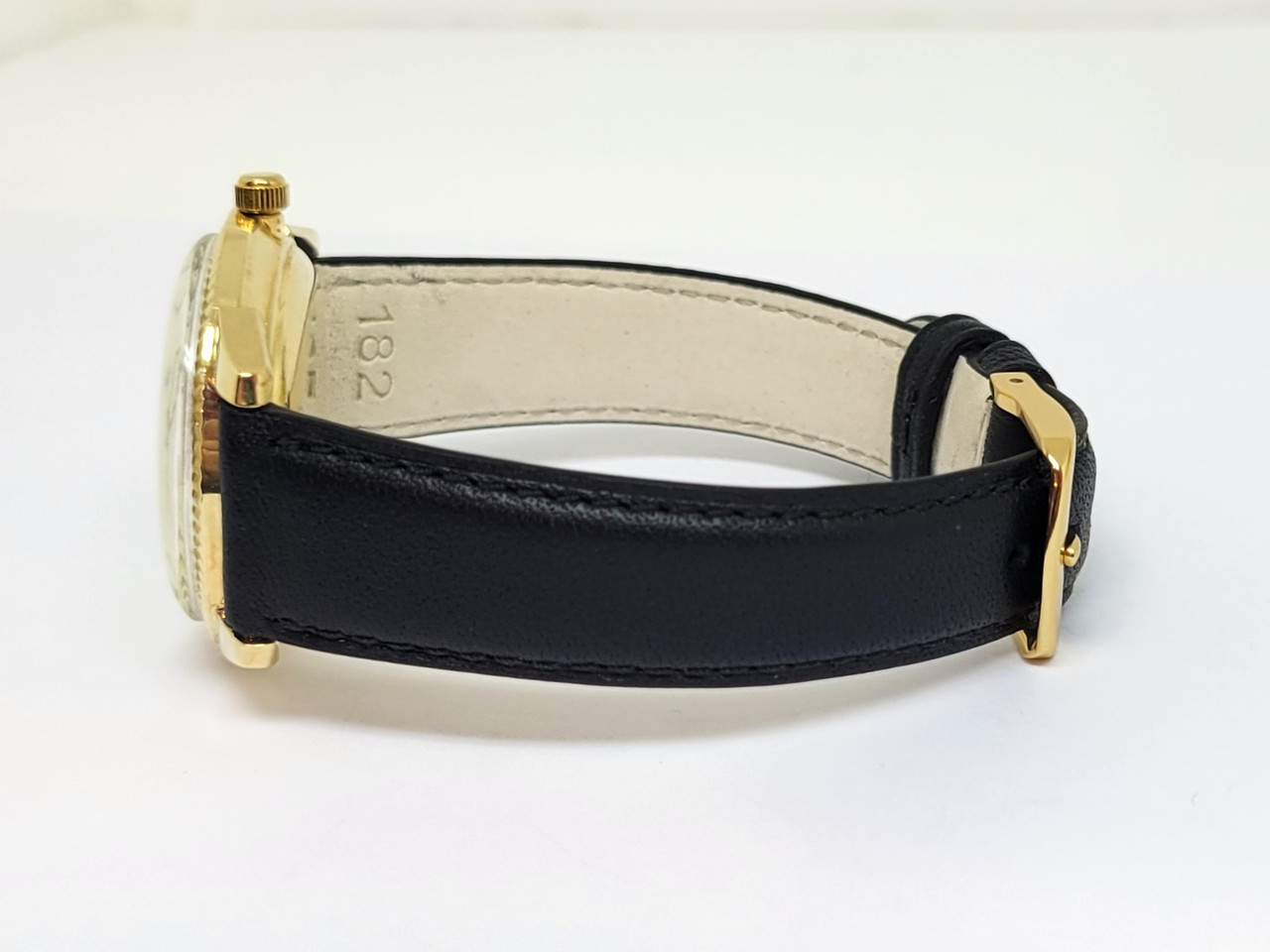 Vintage 18k JULES JURGENSEN Automatic DAY DATE Watch Cal