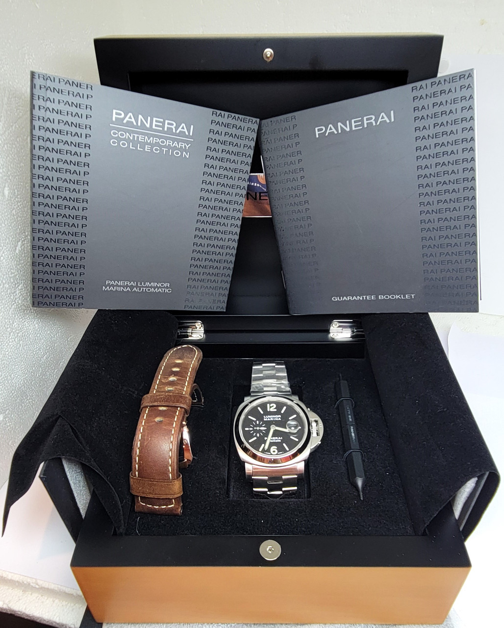 MENS PANERAI LUMINOR MARINA AUTOMATIC WATCH PAM00299 OP6763 44 mm