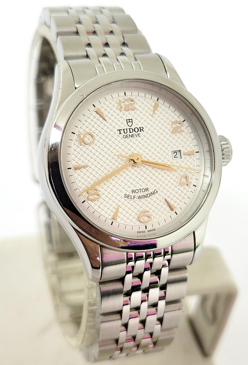 Ladies S/Steel TUDOR 1926 Automatic Silver Dial Watch 91350 MINT