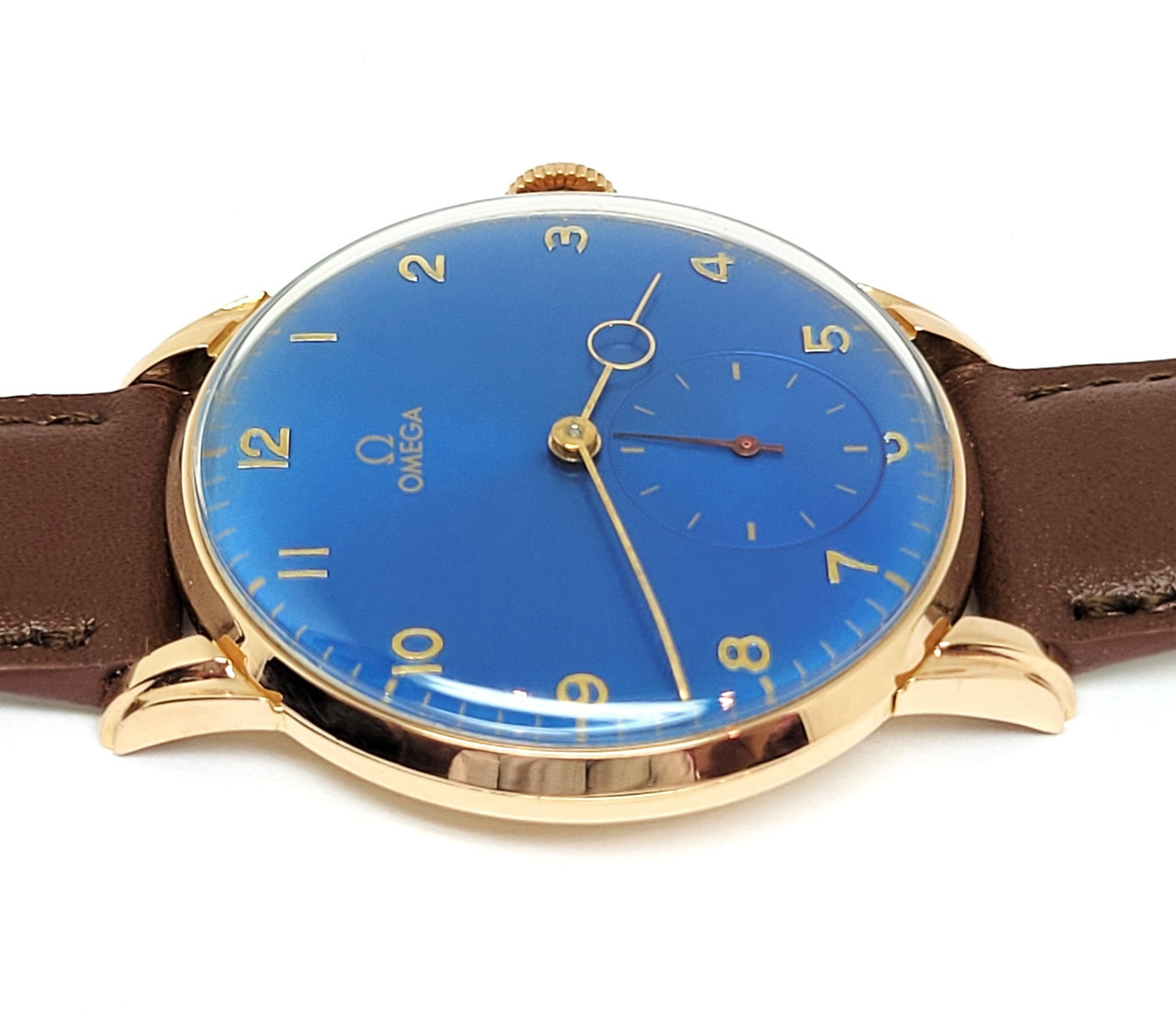 Vintage 18K Rose Gold OMEGA Men's Winding Watch