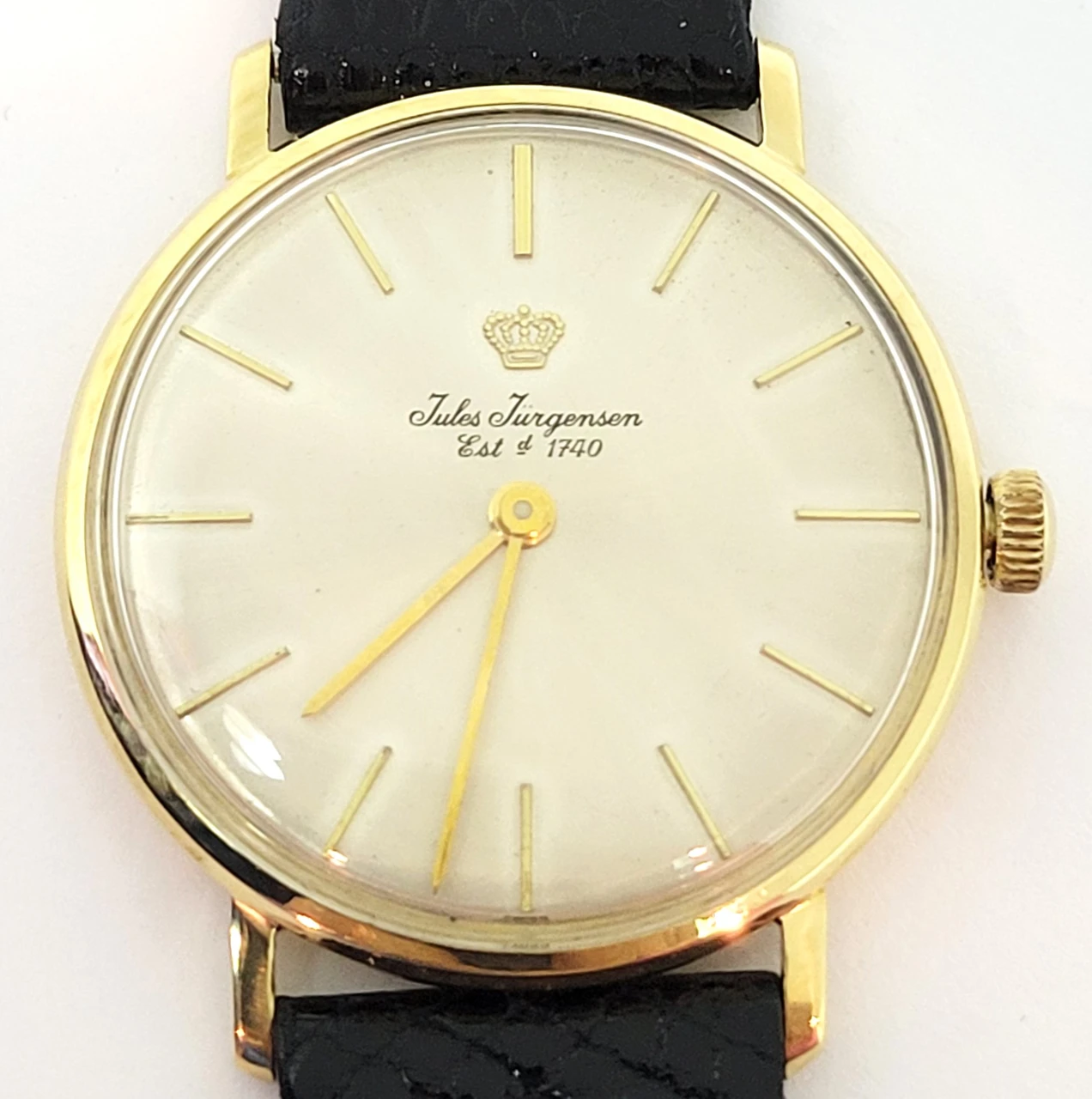 Vintage Jules Jurgensen watch Vintage Jules Jurgensen 14k Yellow Gold 15mm Watch, 7 inches  main image 3