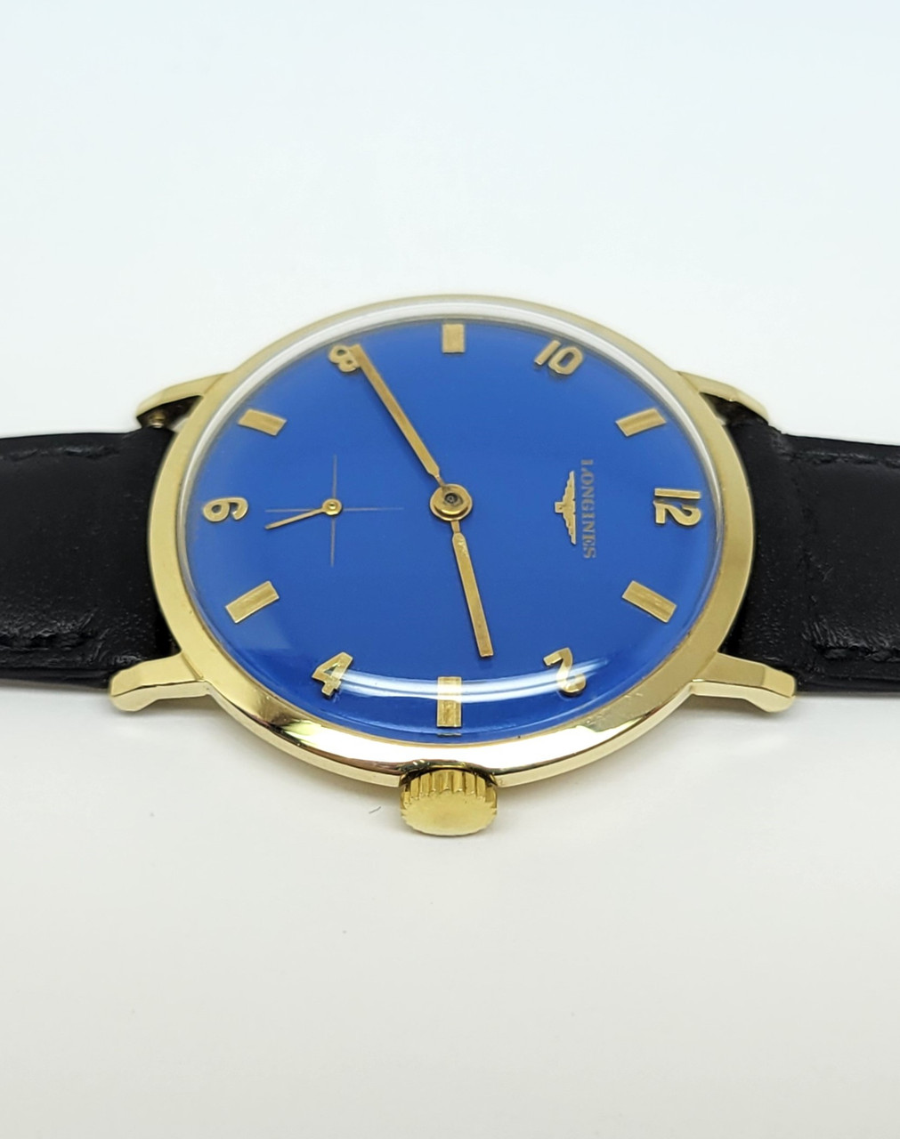 Vintage Solid 14k Yellow LONGINES Winding Watch Ref 2532-1 1960s